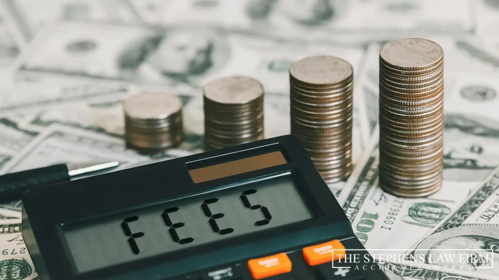 calculator that says fees
