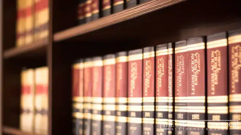 law books on shelf