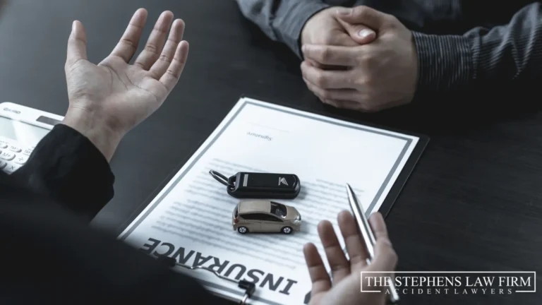 lawyer and insurance paperwork