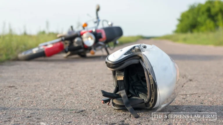 motorcycle helmet and crash