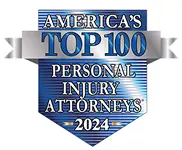 America's Top 100 Personal Injury Attorneys 2024 award logo
